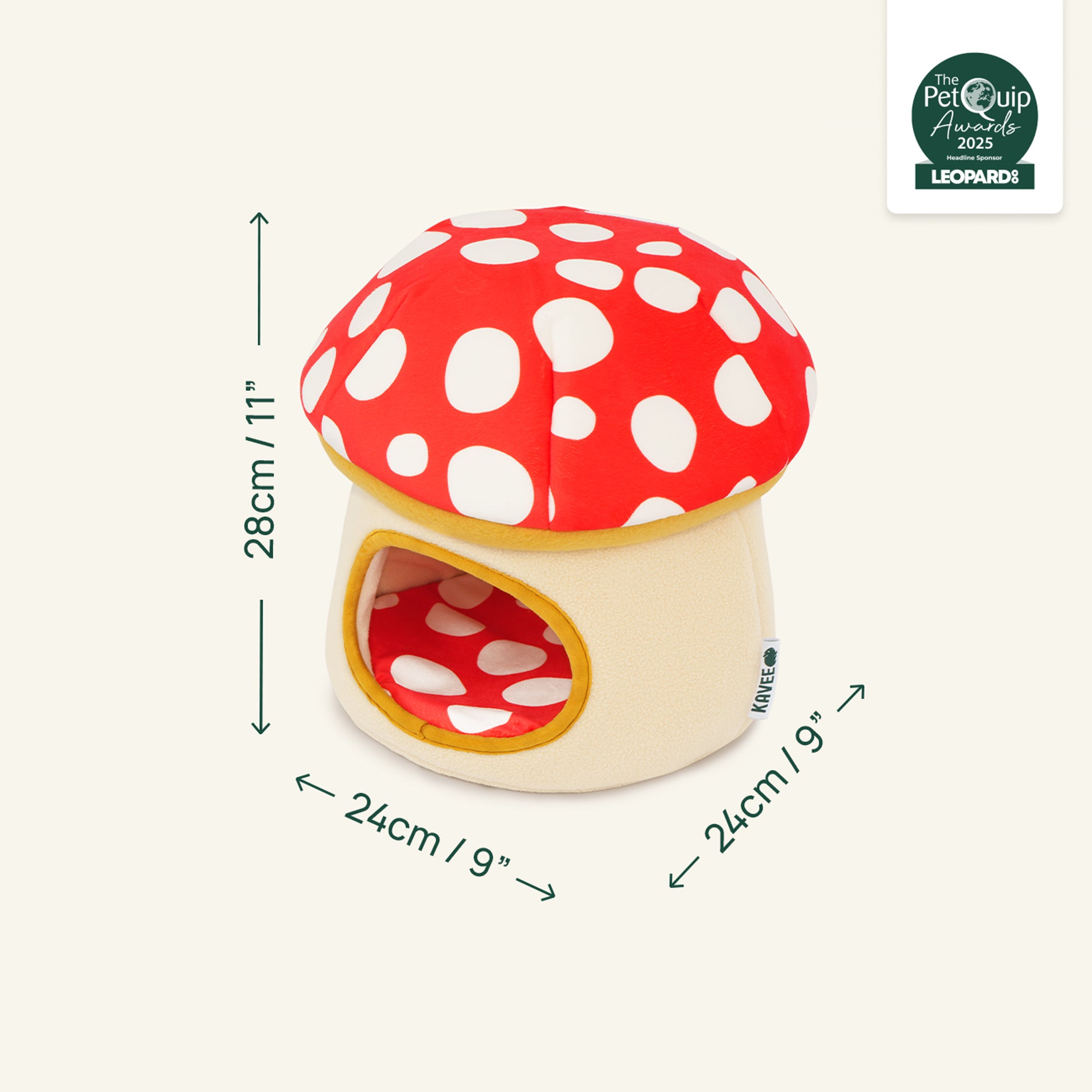 Cachette pour cochon d'Inde | Champignon