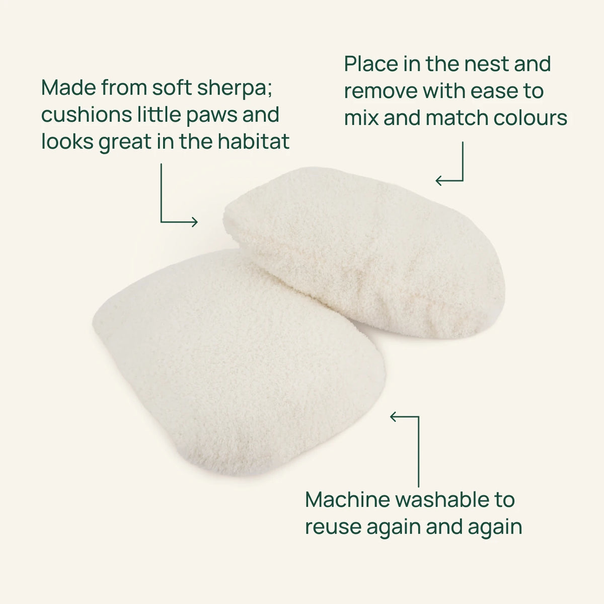 The Nest™ Spare Cushions, features