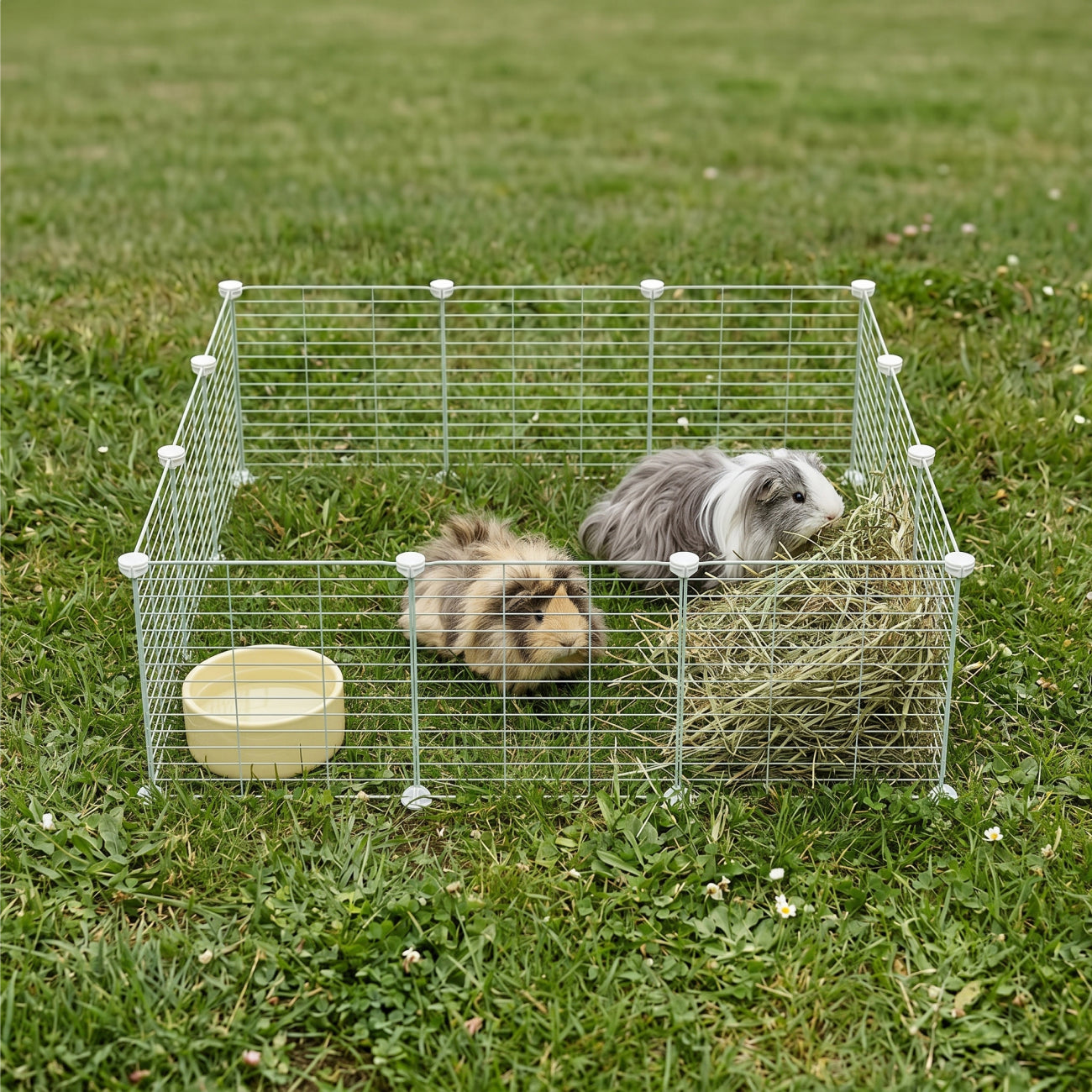 Outdoor C&C Run for Guinea Pigs