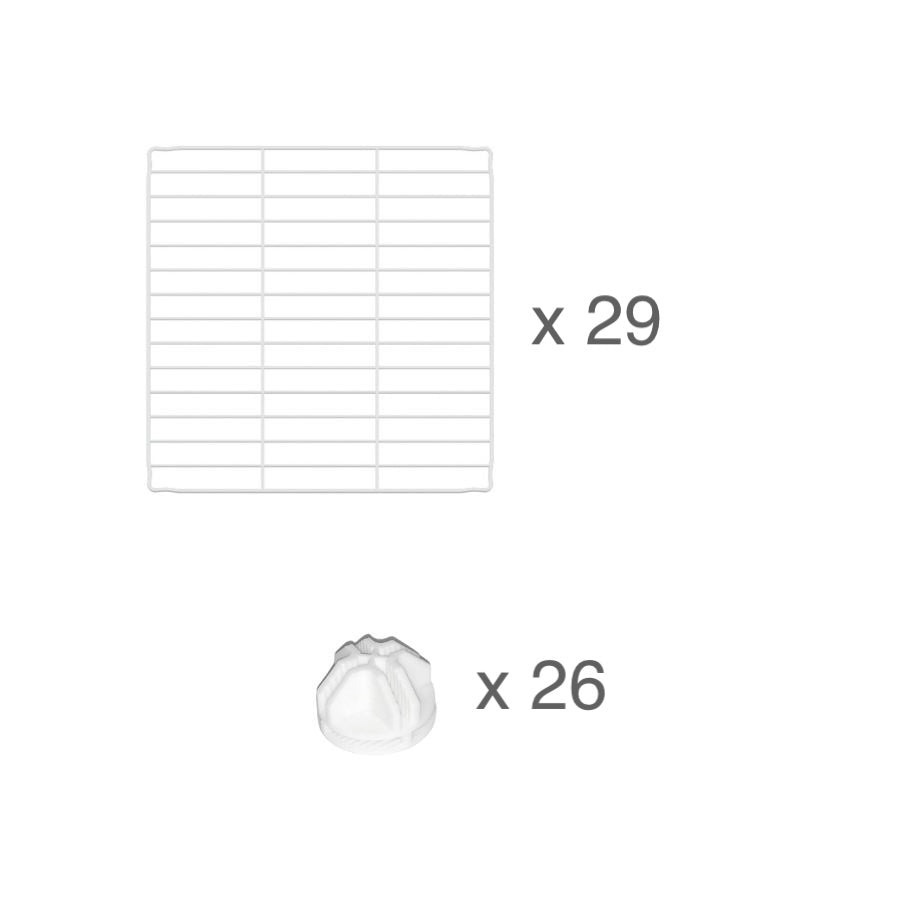 White C&C Guinea Pig Cage Stand