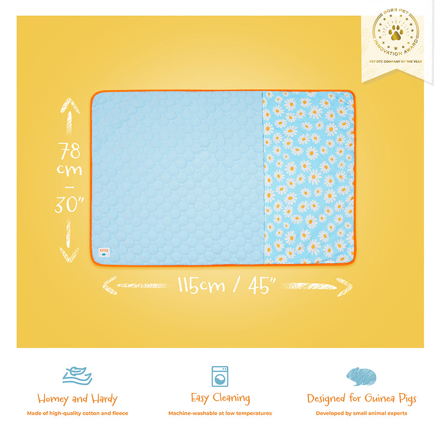 Plush Fleece Liner for Guinea Pigs | Daisy Collection