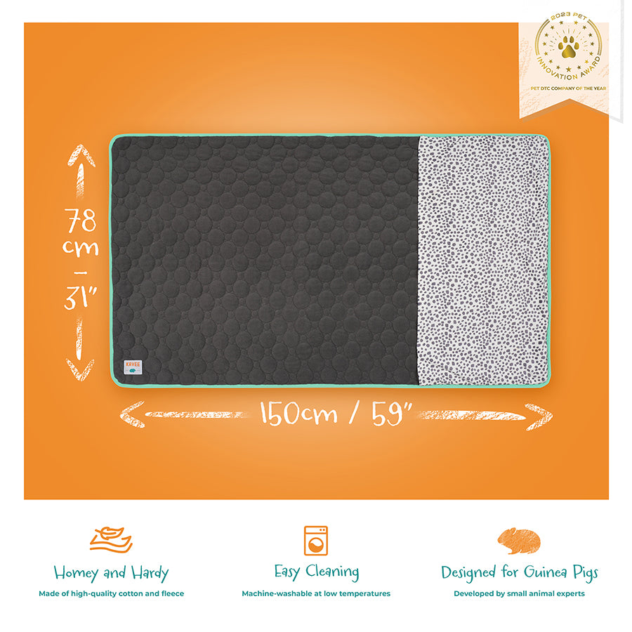 Plush Fleece Liner for Guinea Pigs | Dalmatian Collection