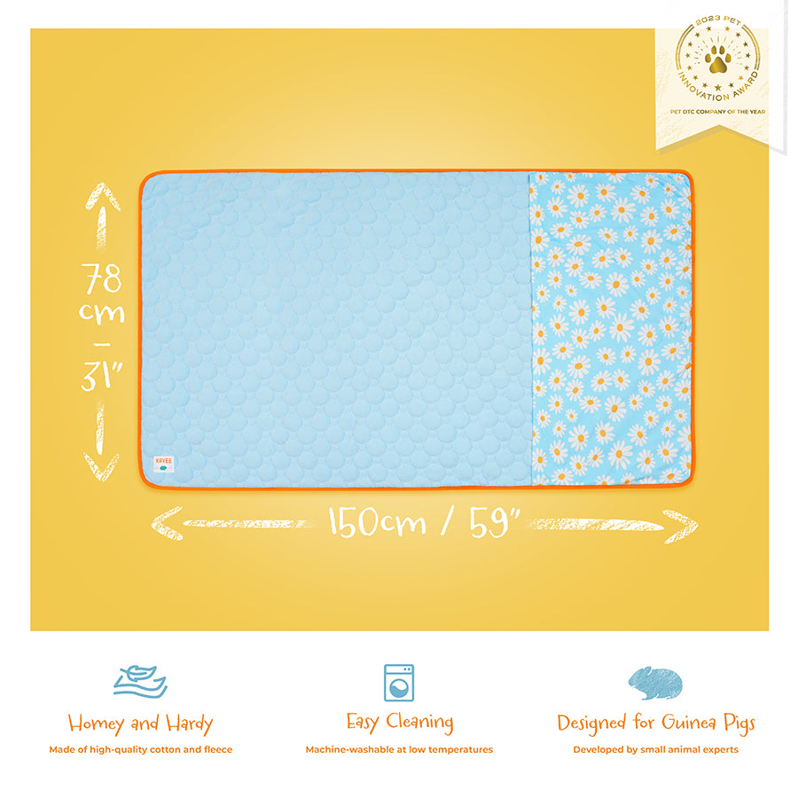 Plush Fleece Liner for Guinea Pigs | Daisy Collection