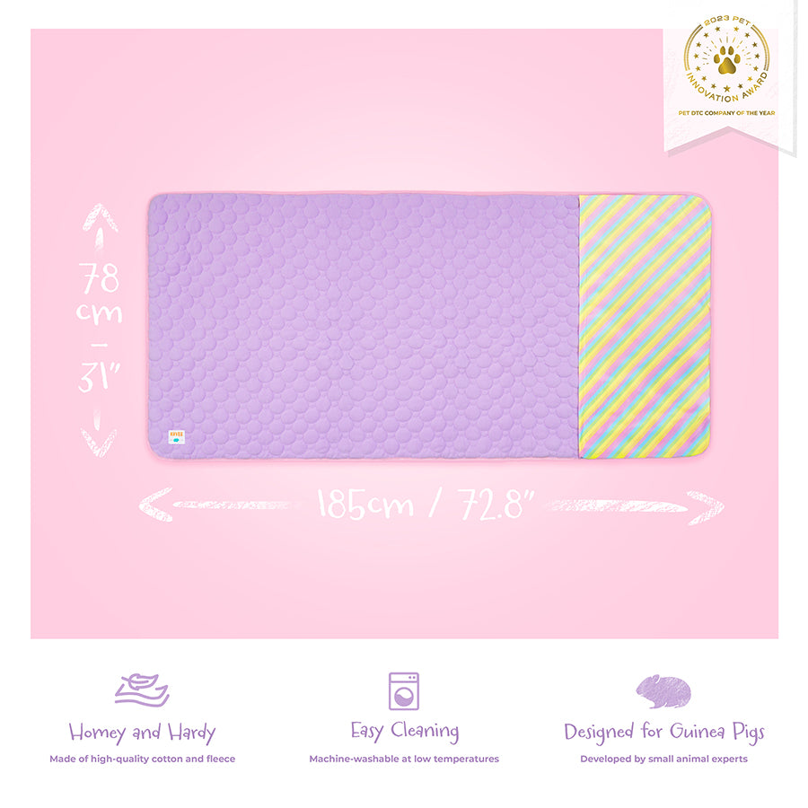 Plush Fleece Liners for Guinea Pigs | Rainbow Collection