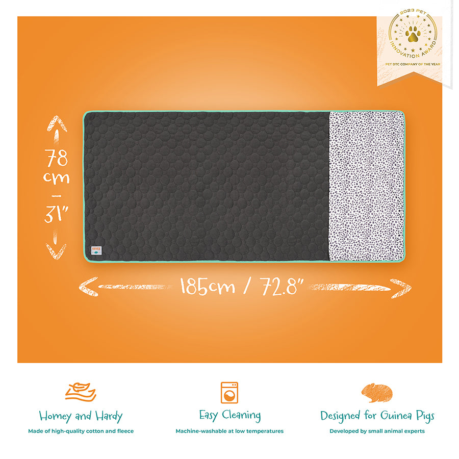 Plush Fleece Liner for Guinea Pigs | Dalmatian Collection