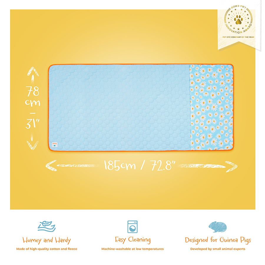 Plush Fleece Liner for Guinea Pigs | Daisy Collection
