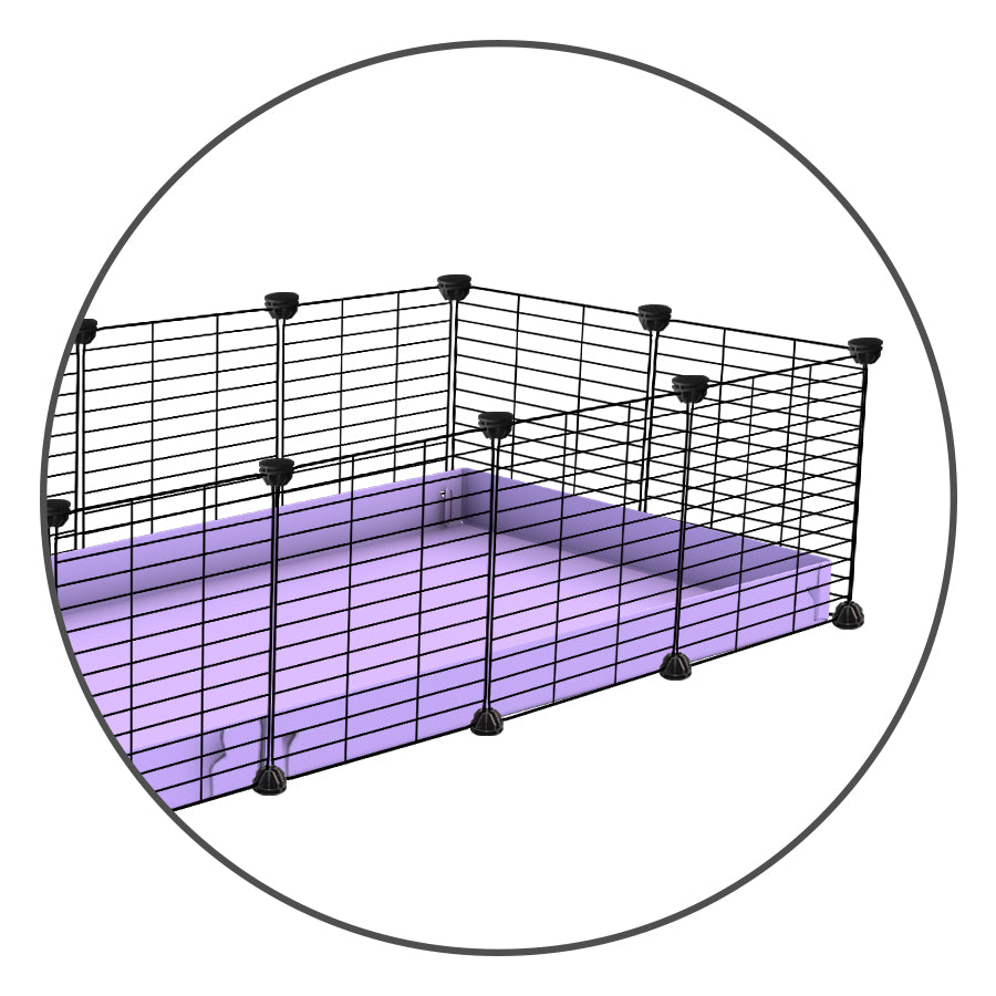 Extension pour cage à cochons d'Inde C&C