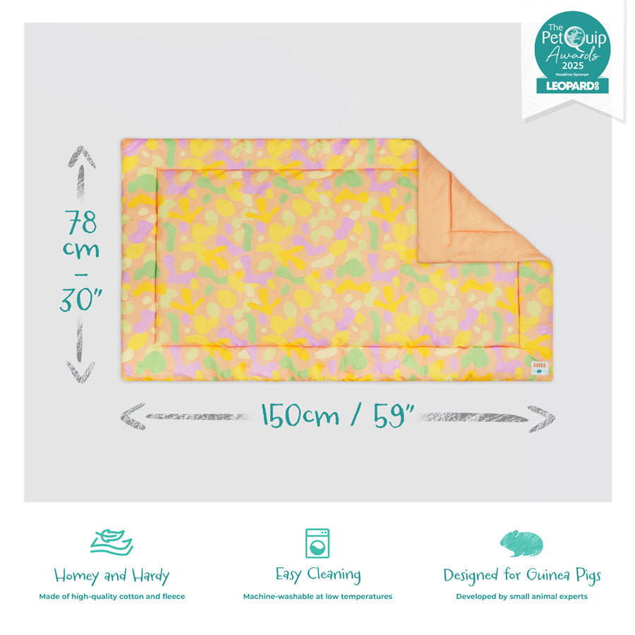 Doublure en polaire douce pour cochons d'Inde | Collection Pigcasso