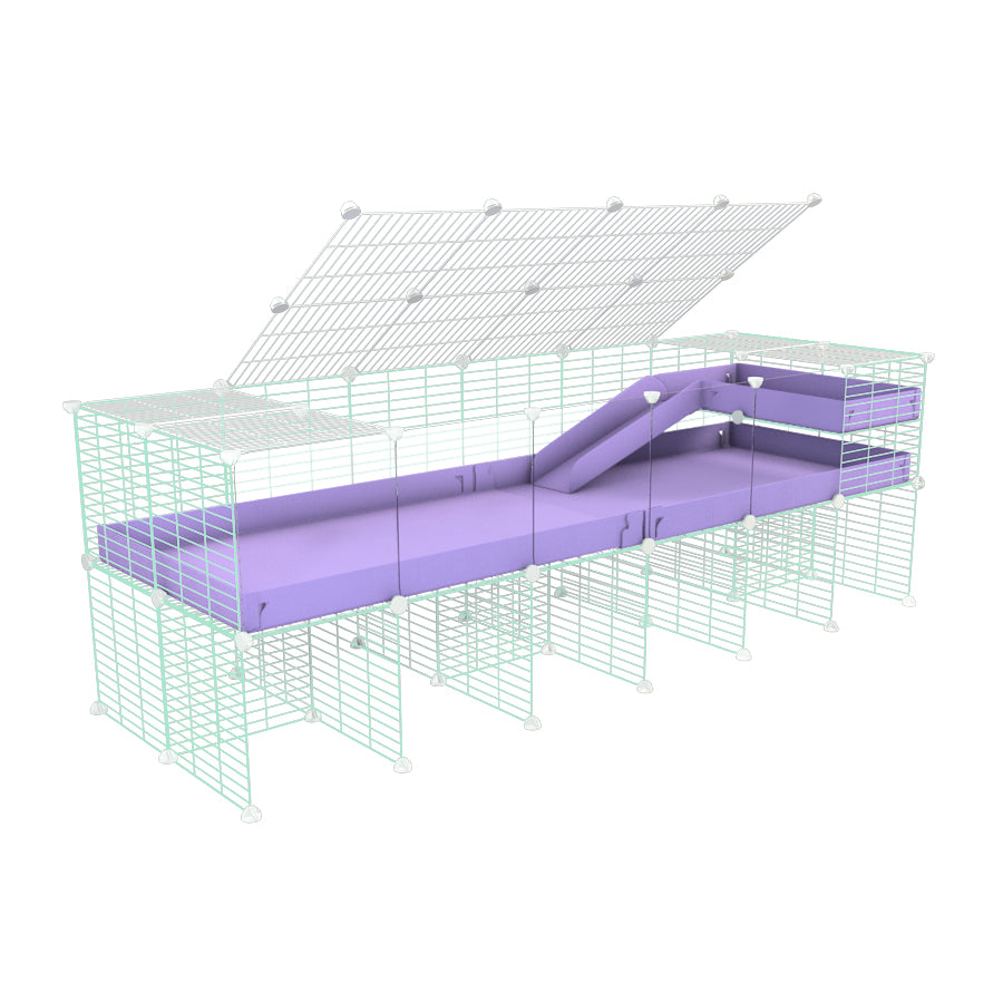 6x2 C&C Guinea Pig Cage with Loft & Stand