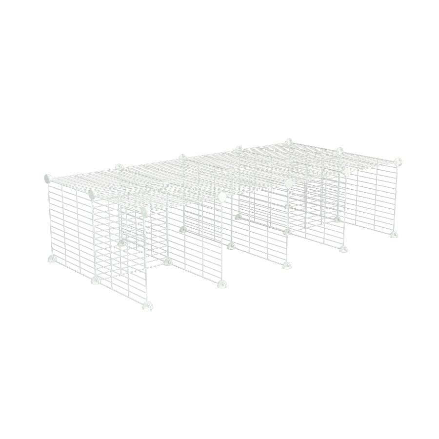 A C and C guinea pig cage stand size 4x2 with small mesh white C and C grids by kavee UK