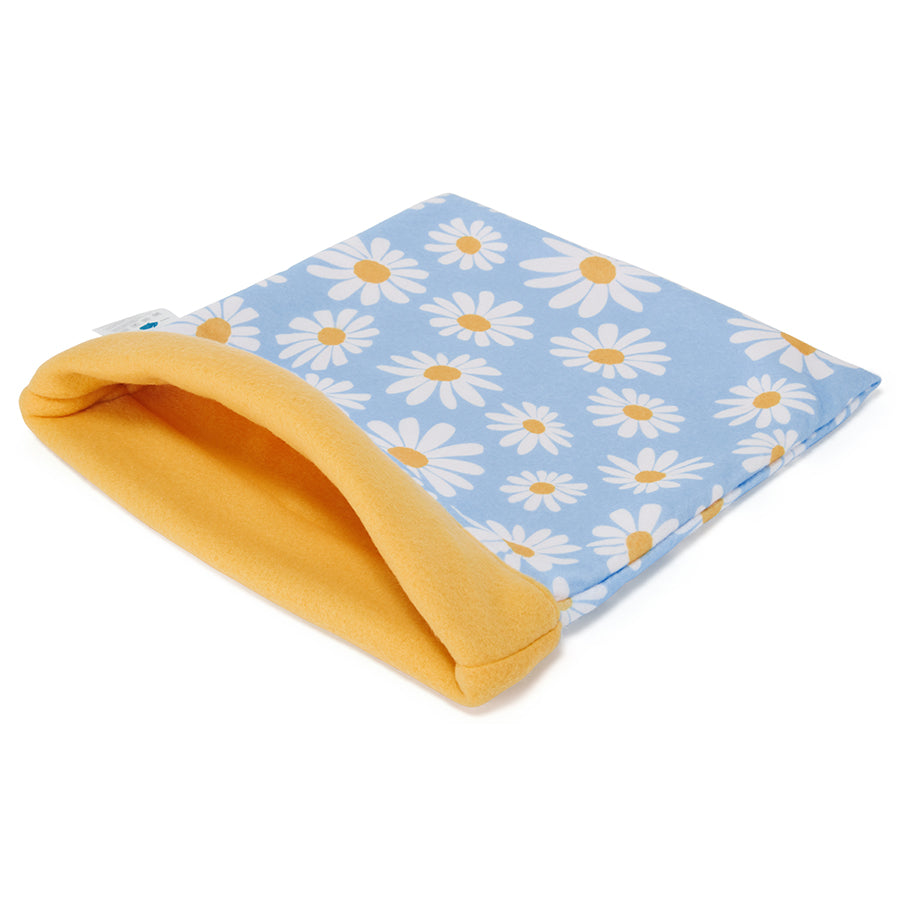 a guinea pig accessory hideout sleep sack bed in daisy fleece by kavee