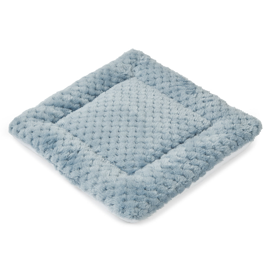 a guinea pig pee pad in fleece pattern blue by kavee