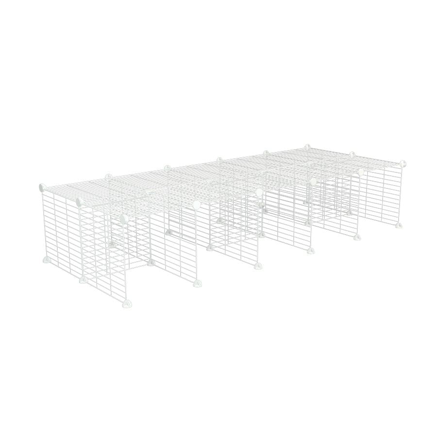 A C and C guinea pig cage stand size 4x2 with small mesh white C and C grids by kavee UK