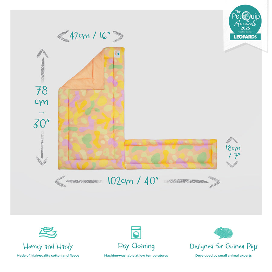 Doublure en polaire douce pour cochons d'Inde | Collection Pigcasso