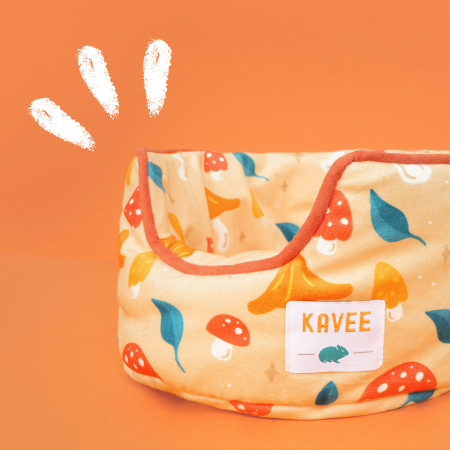 Comfy Cuddle Cup for Guinea Pigs | Mushroom