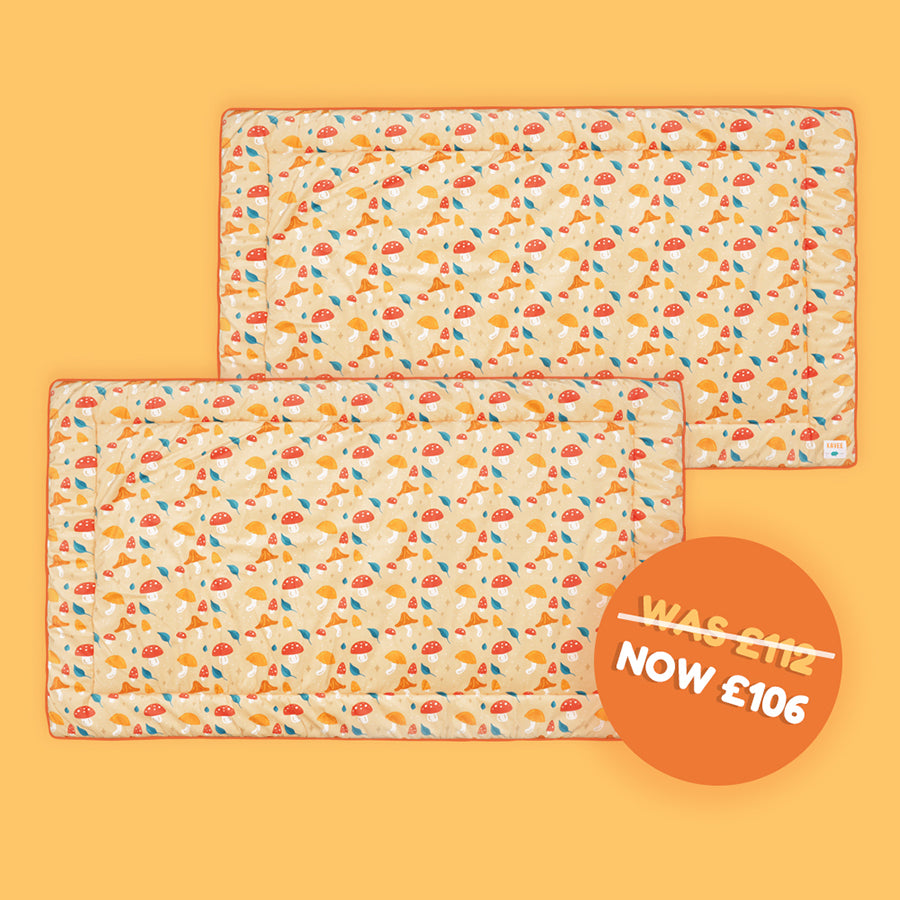 Set of 2 Fleece Liners Bundle | Mushroom