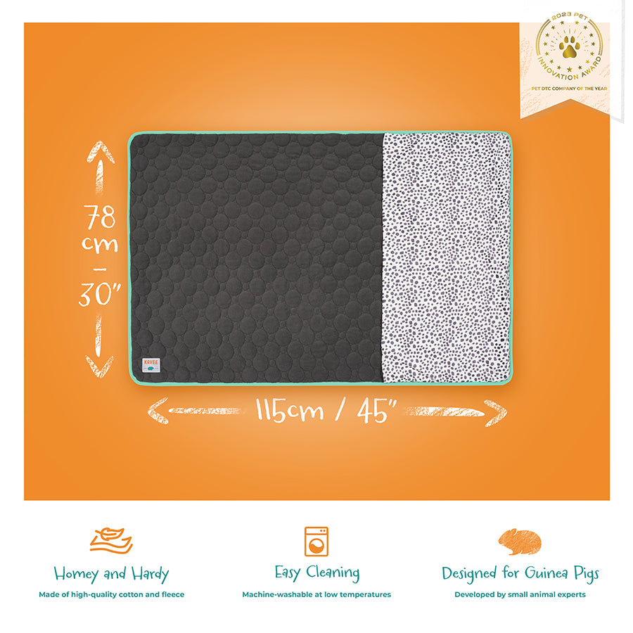 Plush Fleece Liner for Guinea Pigs | Dalmatian Collection