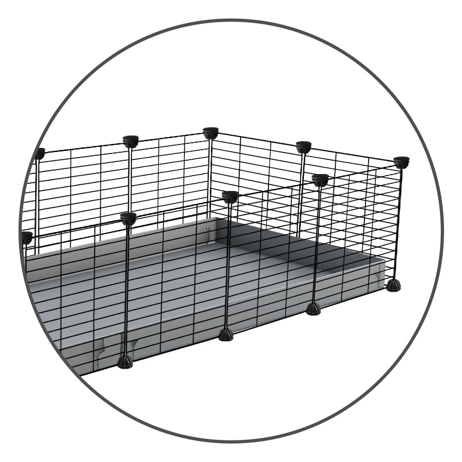 Extension pour cage à cochons d'Inde C&C