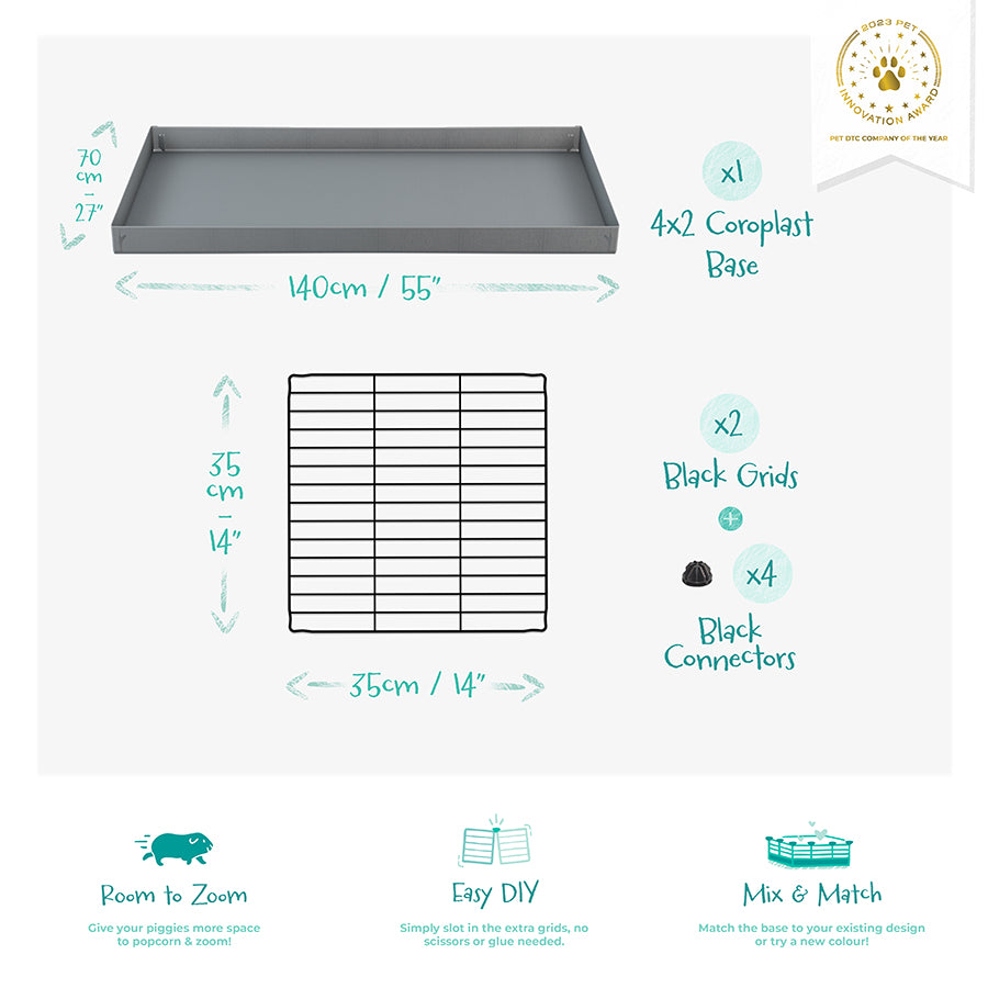 Extension for C&C Guinea Pig Cage