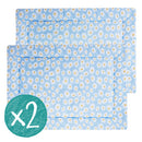 bundle liner listing for 2 kavee fleece liners in print daisy