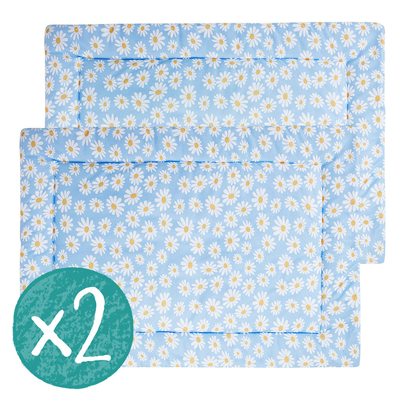 bundle liner listing for 2 kavee fleece liners in print daisy
