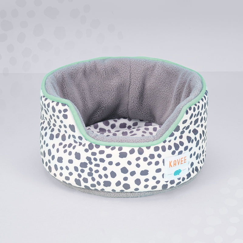 Kavee dalmatian print cuddle cup on grey background