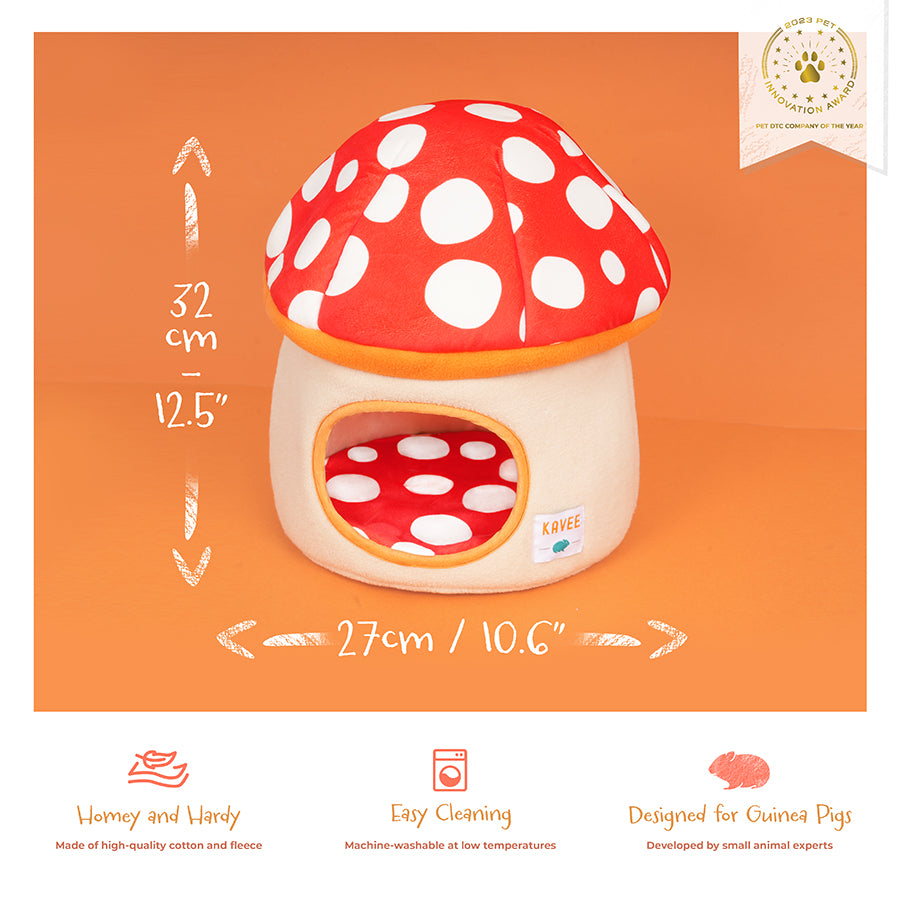 Guinea Pig Hidey House | Mushroom