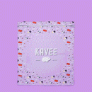 GIF Of KAVEE purple laundry bag being loaded with fleece accessories on purple background