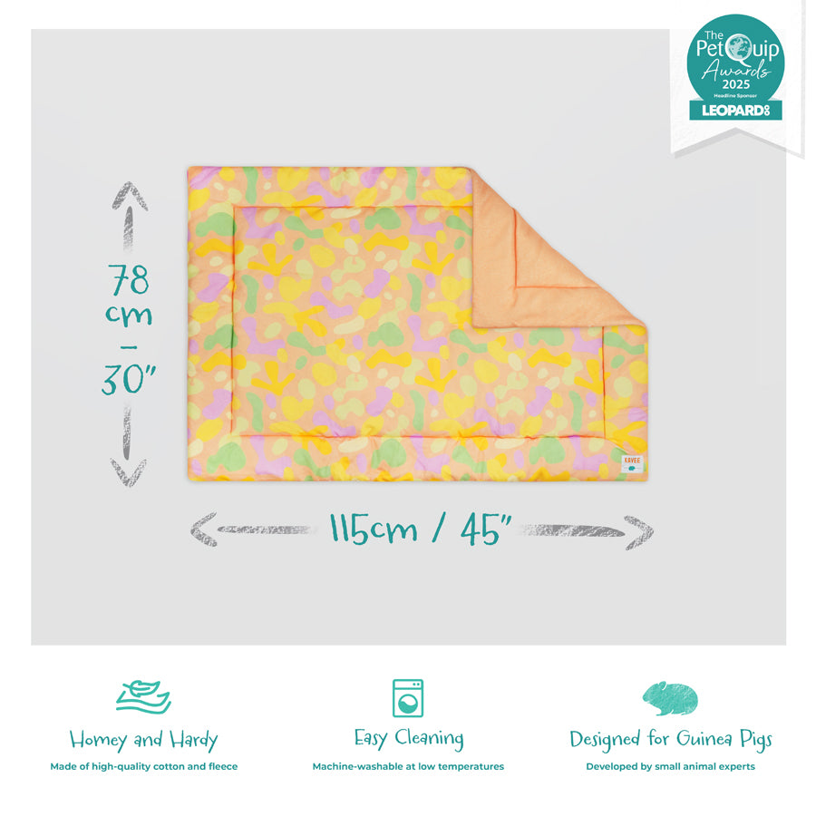 Doublure en polaire douce pour cochons d'Inde | Collection Pigcasso