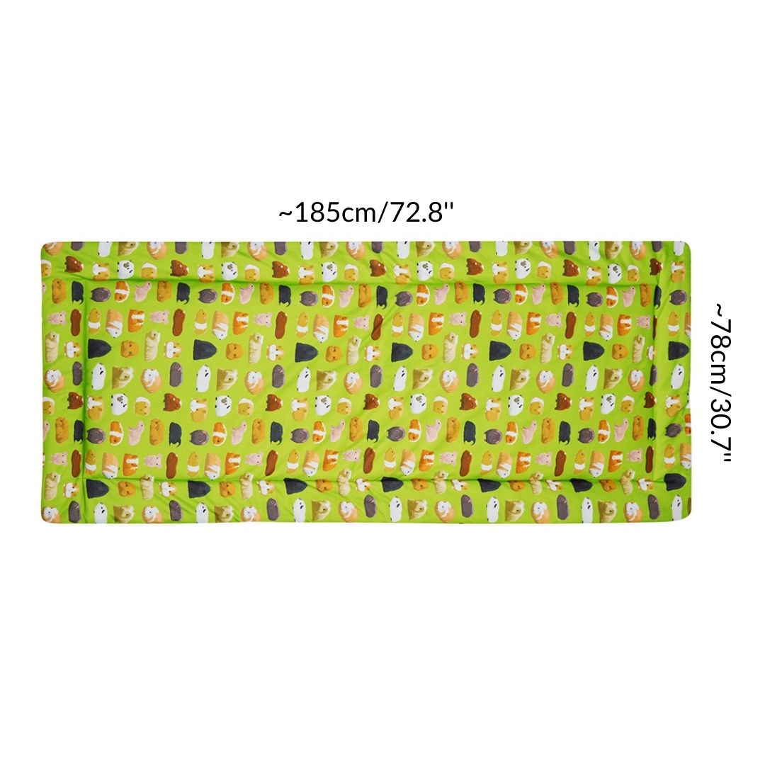 Dimension size measurement guinea pig fleece liner 5x2flowers print rabbit cc c&C cnc c and c cage kavee