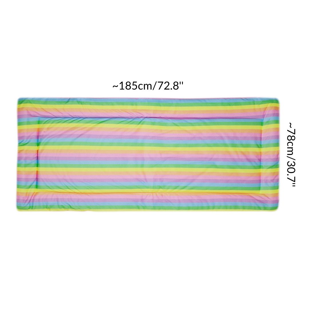 Dimension size measurement guinea pig fleece liner 5x2 rainbow print rabbit cc c&C cnc c and c cage kavee