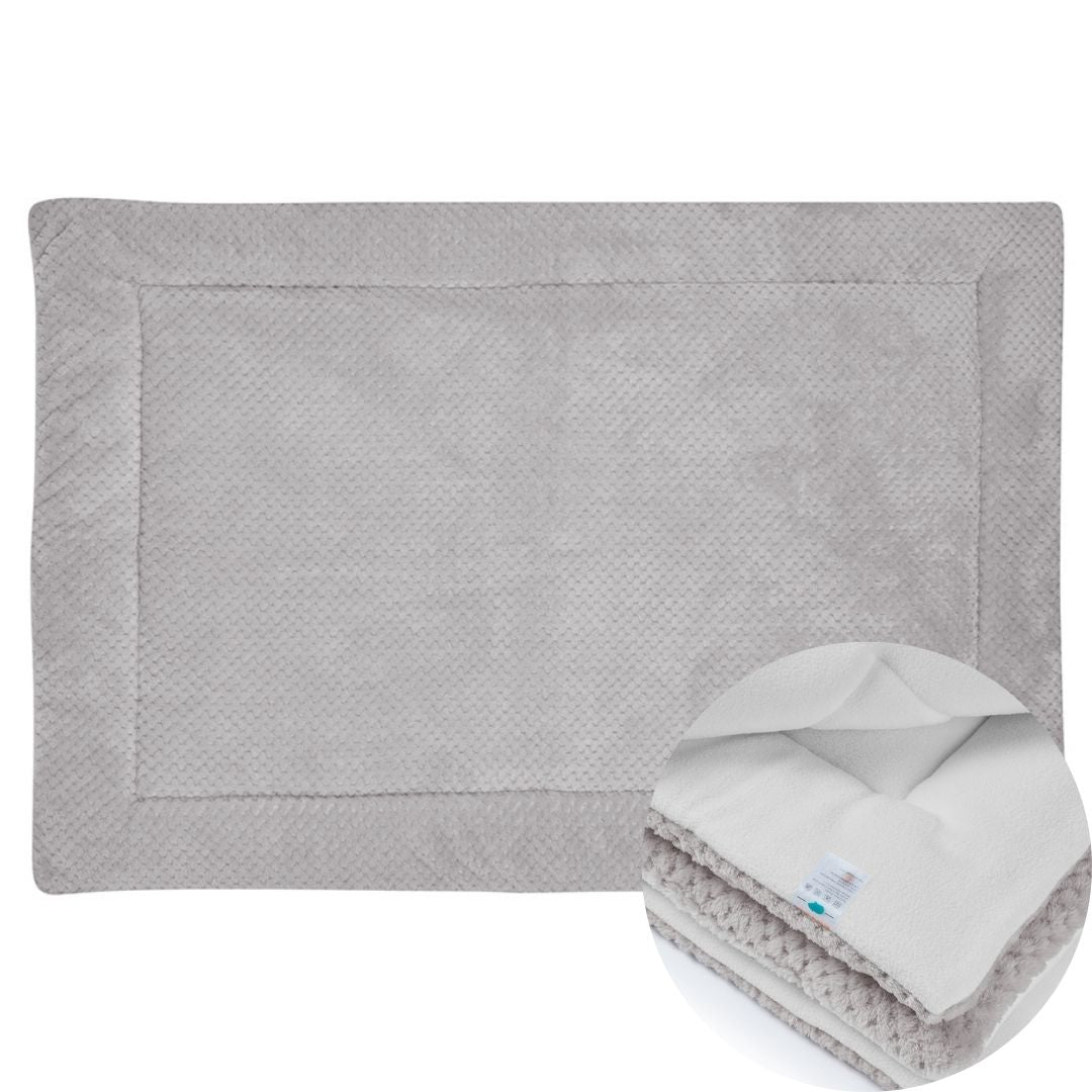 Set of 2 Fleece Liners | Velvet Grey | Plush Bedding