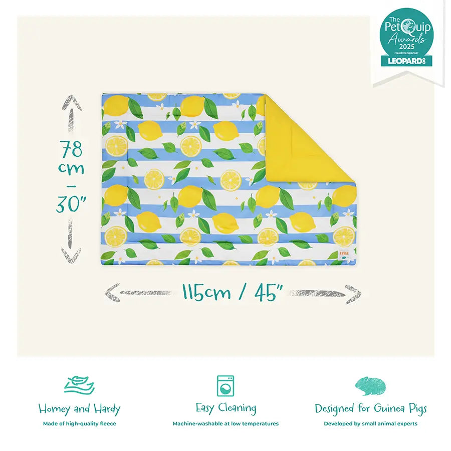 Two In One Plush Fleece Liner for Guinea Pigs | Amalfi Collection