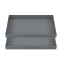 two 3x2 grey coroplast sheets or correx cage bottom for guinea pig cage C&C cc c and c from brand kavee