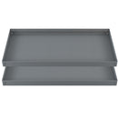 two 4x2 grey coroplast sheets or correx cage bottom for guinea pig cage C&C cc c and c from brand kavee