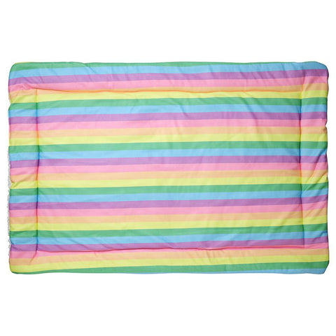 guinea pig fleece liner 3x2 rainbow pastel rabbit cc c&C cnc c and c cage kavee