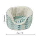 Dimensions of a guinea pig sofa bed cuddle cup abstract pattern