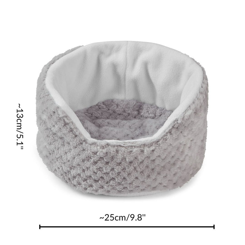Dimensions of a guinea pig sofa bed cuddle cup grey pattern