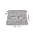 dimensions of a haybag in grey pattern fleece