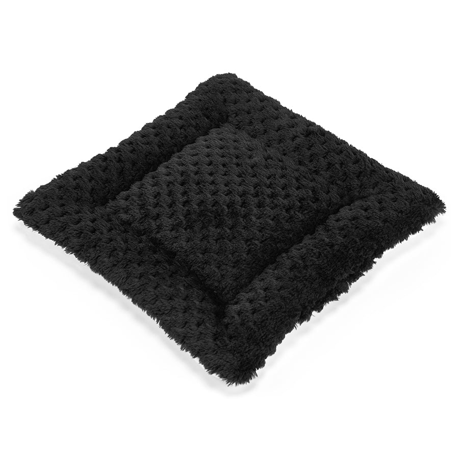 a guinea pig  pee pad in fleece pattern black by kavee