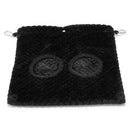 a guinea pig  hay bag in black fleece by  kavee