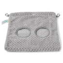 a guinea pig  hay bag in grey fleece by  kavee