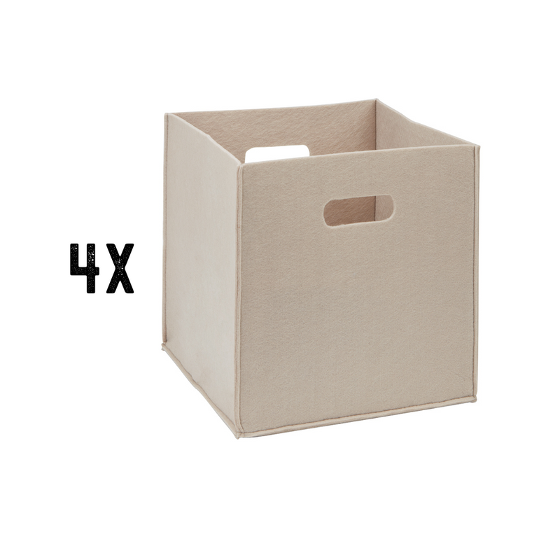 Storage Box Felt | Tranquil Taupe