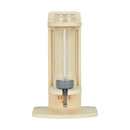 front view of a kavee fsc free standing wooden guinea pig water bottle stand