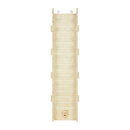 front view of kavee cages guinea pig fsc wooden ramp with kavee logo engraved and hooks