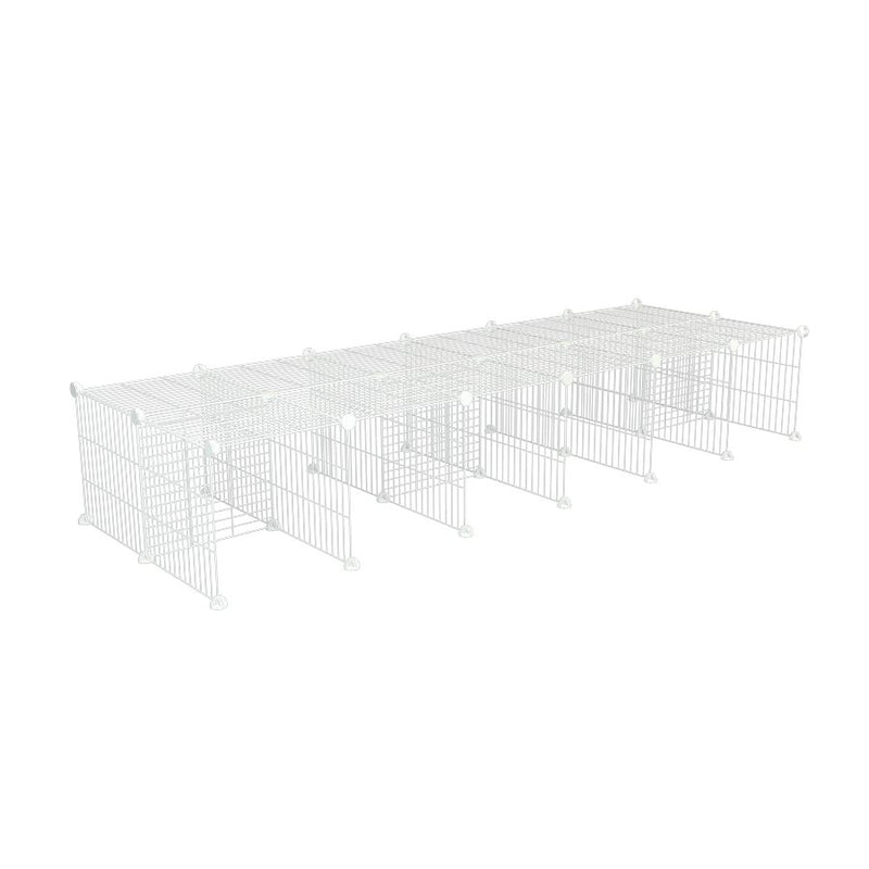 A C and C guinea pig cage stand size 4x2 with small mesh white C and C grids by kavee UK