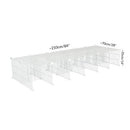 Size of A C and C guinea pig cage stand size 6x2 with small hole white CC grids by kavee UK