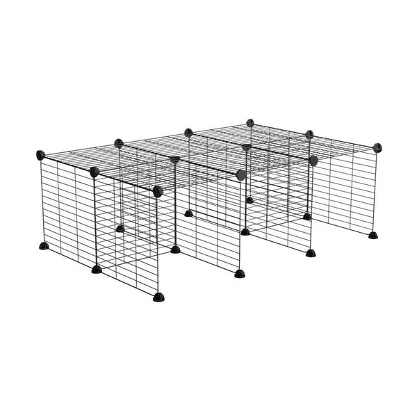 A C&C guinea pig cage stand size 3x2 with safe baby proof grids by kavee UK