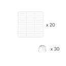 Material for A C and C guinea pig cage stand size 4x2 with small mesh white C and C grids by kavee UK