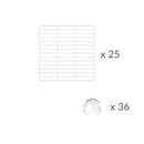 Material for A C&C guinea pig cage stand size 5x2 with safe baby bars white grids by kavee UK